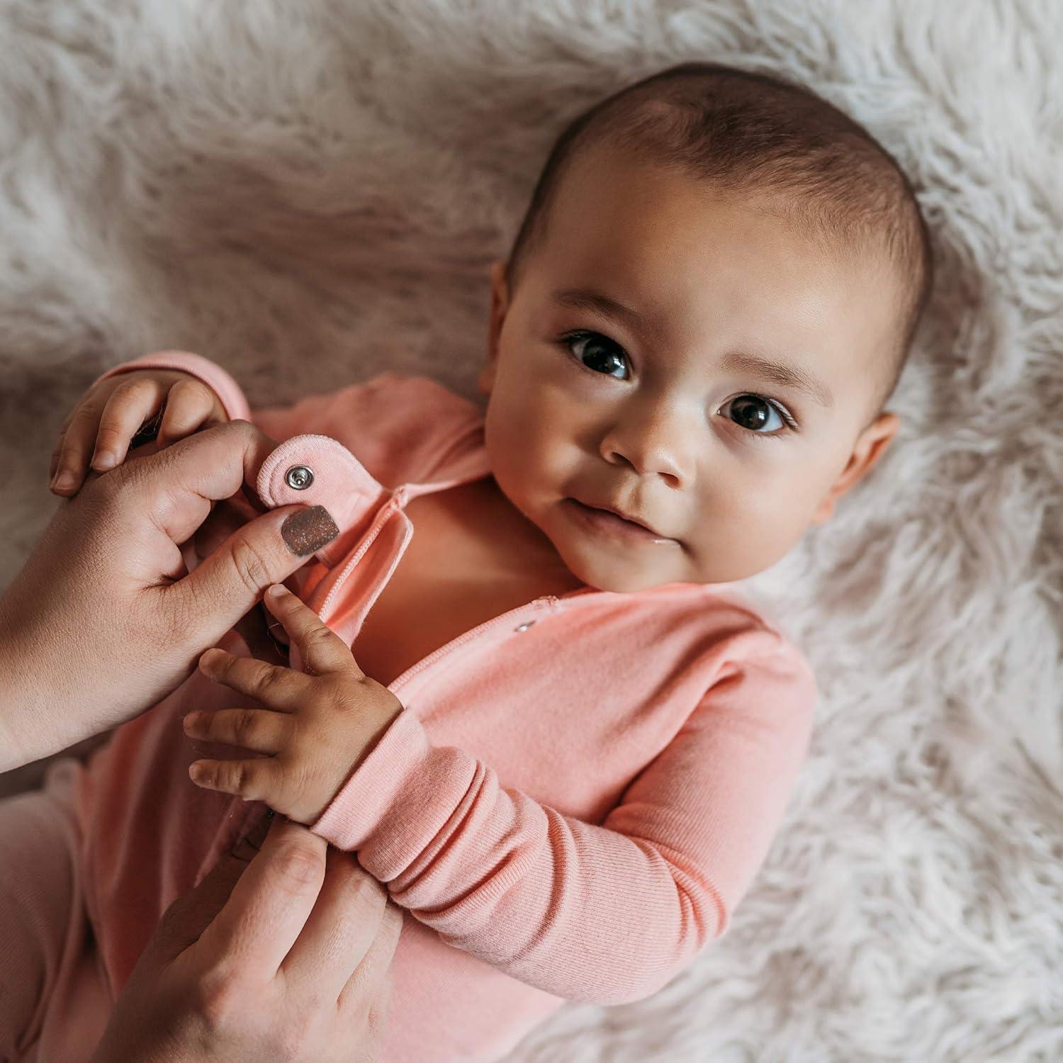 imageHonestBaby Sleep ampamp Play Footed OnePiece Pajama Sleeper 100 Organic Cotton Baby GirlsTutu Cute