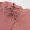 imageHonestBaby Classics Sleep ampamp Play Footed OnePiece Pajama Sleeper 100 Organic CottonAsh Rose