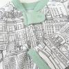 imageHonestBaby Classics Sleep ampamp Play Footed OnePiece Pajama Sleeper 100 Organic CottonCityscape Ny