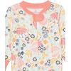 imageHonestBaby Classics Sleep ampamp Play Footed OnePiece Pajama Sleeper 100 Organic CottonFlower Power