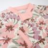 imageHonestBaby Classics Sleep ampamp Play Footed OnePiece Pajama Sleeper 100 Organic CottonPainted Floral Pink