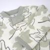 imageHonestBaby Classics Sleep ampamp Play Footed OnePiece Pajama Sleeper 100 Organic CottonPaw Leaves