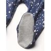 imageHonestBaby Classics Sleep ampamp Play Footed OnePiece Pajama Sleeper 100 Organic CottonTwinkle Star Navy