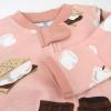 imageHonestBaby Sleep ampamp Play Footed OnePiece Pajama Sleeper 100 Organic Cotton Baby GirlsCoco Smores