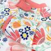 imageHonestBaby Sleep ampamp Play Footed OnePiece Pajama Sleeper 100 Organic Cotton Baby GirlsFlower Power