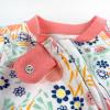 imageHonestBaby Sleep ampamp Play Footed OnePiece Pajama Sleeper 100 Organic Cotton Baby GirlsFlower Power