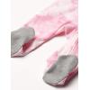 imageHonestBaby Sleep ampamp Play Footed OnePiece Pajama Sleeper 100 Organic Cotton Baby GirlsRose Color World