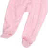 imageHonestBaby Sleep ampamp Play Footed OnePiece Pajama Sleeper 100 Organic Cotton Baby GirlsTwinkle Star Pink