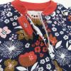 imageHonestBaby Baby 2Pack Sleep and Play Footed Pajamas Onepiece Sleeper Jumpsuit Zipfront Pjs Organic Cotton2pack Copper Fields Floral Navy