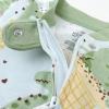 imageHonestBaby Sleep ampamp Play Footed OnePiece Pajama Sleeper 100 Organic Cotton Baby BoysDino Delight
