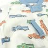 imageHonestBaby Sleep ampamp Play Footed OnePiece Pajama Sleeper 100 Organic Cotton Baby BoysFarm Fleet