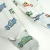 imageHonestBaby Sleep ampamp Play Footed OnePiece Pajama Sleeper 100 Organic Cotton Baby BoysFarm Fleet