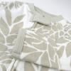imageHonestBaby Sleep ampamp Play Footed OnePiece Pajama Sleeper 100 Organic Cotton Baby BoysPineapple Leaf Ivory
