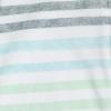 imageHonestBaby Sleep ampamp Play Footed OnePiece Pajama Sleeper 100 Organic Cotton Baby BoysRainbow Stripe Blues