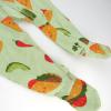 imageHonestBaby Sleep ampamp Play Footed OnePiece Pajama Sleeper 100 Organic Cotton Baby BoysTaco Time
