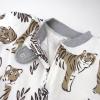 imageHonestBaby Sleep ampamp Play Footed OnePiece Pajama Sleeper 100 Organic Cotton Baby BoysTiger Cub