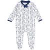 imageHonestBaby Sleep ampamp Play Footed OnePiece Pajama Sleeper 100 Organic Cotton Baby BoysCompass