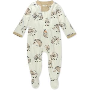 imageHonestBaby Sleep ampamp Play Footed OnePiece Pajama Sleeper 100 Organic Cotton Baby BoysCamo Hog