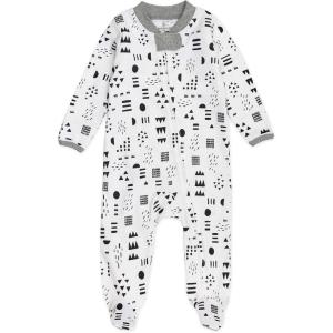 imageHonestBaby Sleep ampamp Play Footed OnePiece Pajama Sleeper 100 Organic Cotton Baby BoysPattern Play