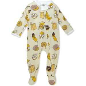 imageHonestBaby Sleep ampamp Play Footed OnePiece Pajama Sleeper 100 Organic Cotton Baby BoysSweet Banana