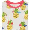 imageHonestBaby Baby and Toddler 4Piece 100 Organic Cotton Pajama SleepwearDeep Sea Pineapple