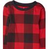 imageHonestBaby Baby and Toddler 4Piece 100 Organic Cotton Pajama SleepwearHoliday Tartan
