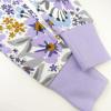 imageHonestBaby Baby and Toddler 4Piece 100 Organic Cotton Pajama SleepwearJumbo Floral Lilac
