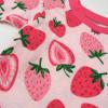 imageHonestBaby Baby and Toddler 4Piece 100 Organic Cotton Pajama SleepwearStrawberry Slice