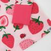 imageHonestBaby Baby and Toddler 4Piece 100 Organic Cotton Pajama SleepwearStrawberry Slice