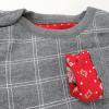 imageHonestBaby unisexbaby Reversible Coverall Organic CottonFair Isle Red