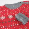 imageHonestBaby unisexbaby Reversible Coverall Organic CottonFair Isle Red