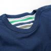 imageHonestBaby unisexbaby Reversible Coverall Organic CottonHand Drawn Nature Stripe Navy
