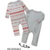 imageHonestBaby unisexbaby Reversible Coverall Organic CottonJumbo Fair Isle