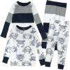 imageHonestBaby Baby and Toddler 4Piece 100 Organic Cotton Pajama SleepwearCrabs