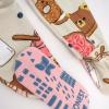 imageHonestBaby Baby Girls 100 Organic Cotton NonSlip Footed OnePiece Sleeper ZipFront PajamasBeary Breakfast