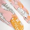 imageHonestBaby Baby Girls 100 Organic Cotton NonSlip Footed OnePiece Sleeper ZipFront PajamasBoumbi Pink Elephant