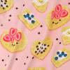 imageHonestBaby Baby Girls 100 Organic Cotton NonSlip Footed OnePiece Sleeper ZipFront PajamasBreakfast Bonanza
