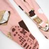 imageHonestBaby Baby Girls 100 Organic Cotton NonSlip Footed OnePiece Sleeper ZipFront PajamasCoco Smores