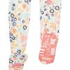 imageHonestBaby Baby Girls 100 Organic Cotton NonSlip Footed OnePiece Sleeper ZipFront PajamasFlower Power