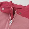 imageHonestBaby Baby Girls 100 Organic Cotton NonSlip Footed OnePiece Sleeper ZipFront PajamasJumbo Stripe Pink Rose