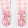 imageHonestBaby Baby Girls 100 Organic Cotton NonSlip Footed OnePiece Sleeper ZipFront PajamasPink Check