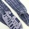 imageHonestBaby Baby Girls 100 Organic Cotton NonSlip Footed OnePiece Sleeper ZipFront PajamasPurple Plaid