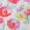imageHonestBaby Baby Girls 100 Organic Cotton NonSlip Footed OnePiece Sleeper ZipFront PajamasRose Blossom