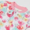 imageHonestBaby Baby Girls 100 Organic Cotton NonSlip Footed OnePiece Sleeper ZipFront PajamasRose BlossomLove Dot