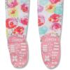 imageHonestBaby Baby Girls 100 Organic Cotton NonSlip Footed OnePiece Sleeper ZipFront PajamasRose BlossomLove Dot