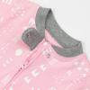 imageHonestBaby Baby Girls 100 Organic Cotton NonSlip Footed OnePiece Sleeper ZipFront PajamasTutu Cute