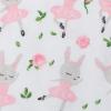 imageHonestBaby Baby Girls 100 Organic Cotton NonSlip Footed OnePiece Sleeper ZipFront PajamasTutu Cute
