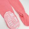 imageHonestBaby Baby Girls 100 Organic Cotton NonSlip Footed OnePiece Sleeper ZipFront PajamasTwinkle Star WhitePink