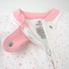 imageHonestBaby Baby Girls 100 Organic Cotton NonSlip Footed OnePiece Sleeper ZipFront PajamasTwinkle Star WhitePink