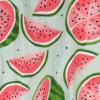 imageHonestBaby Baby Girls 100 Organic Cotton NonSlip Footed OnePiece Sleeper ZipFront PajamasWatermelon Oasis